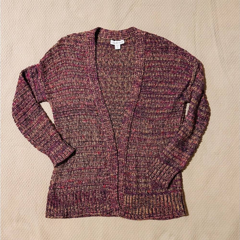 Coldwater Creek Open Cardigan Sweater Womens Medium 10/12